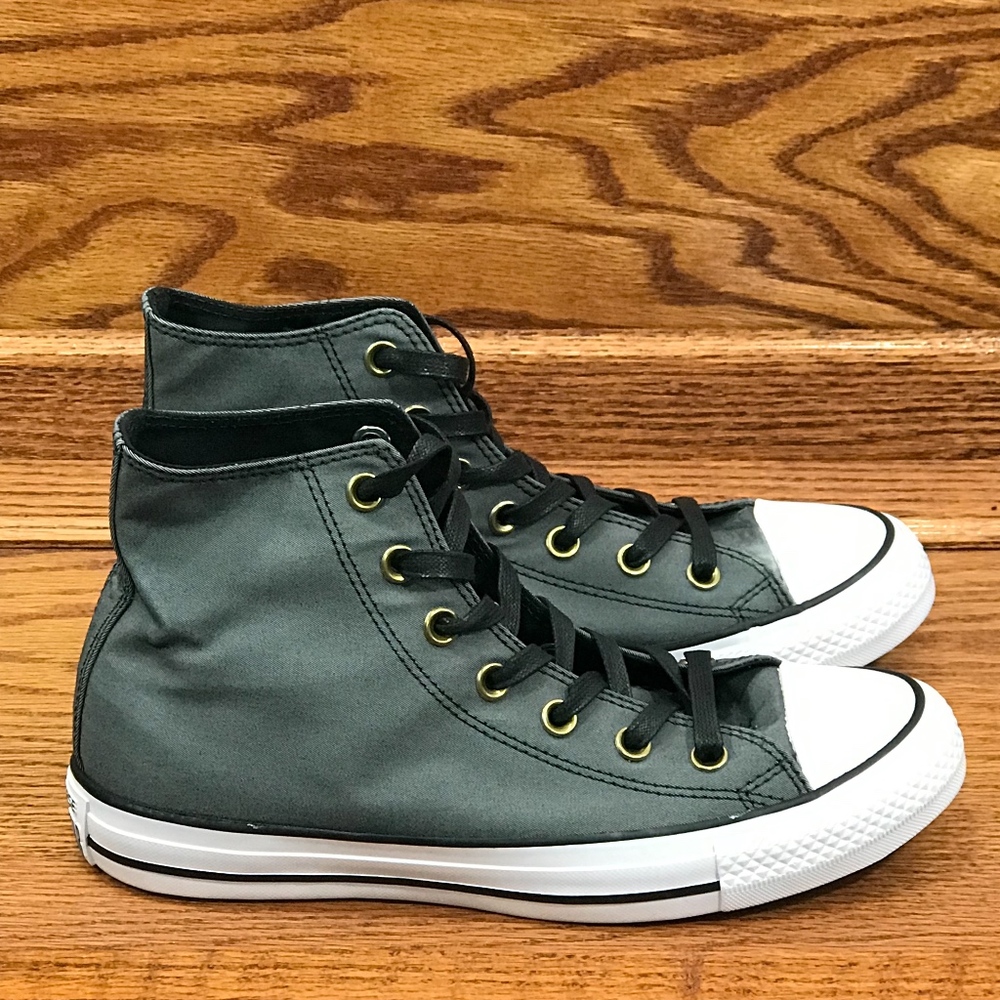 Converse CTAS Hi Black White Black Shoes - Picture 3 of 7